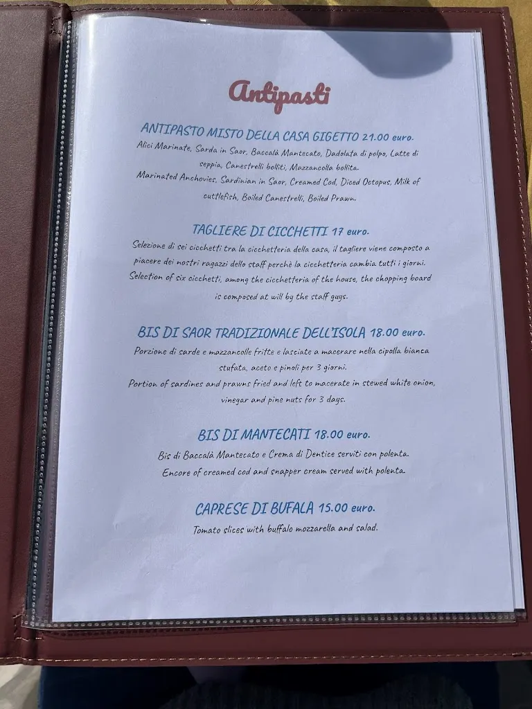 Menu_Osteria Cicchetteria da Gigetto_Burano_image_1