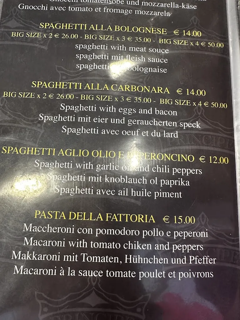 Menu_Ristorante Pizzeria Principe_Burano_immagine_1