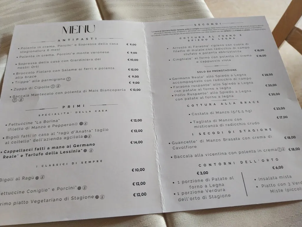 Menu_Agriturismo La Borina_Brognoligo-Costalunga_image_1