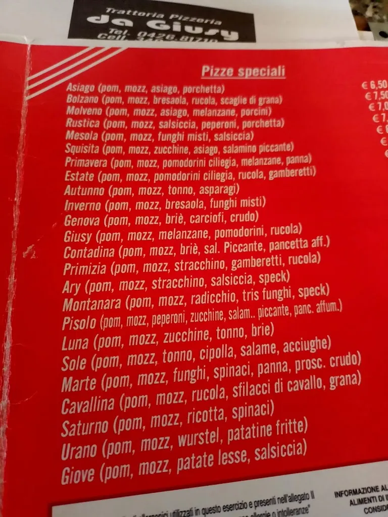 Menu_Bar Trattoria Giusy_Ca' Tiepolo_image_3