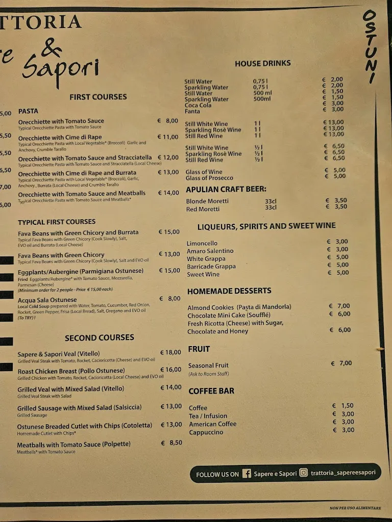 Menu_Trattoria Sapere E Sapori_Ostuni_immagine_3