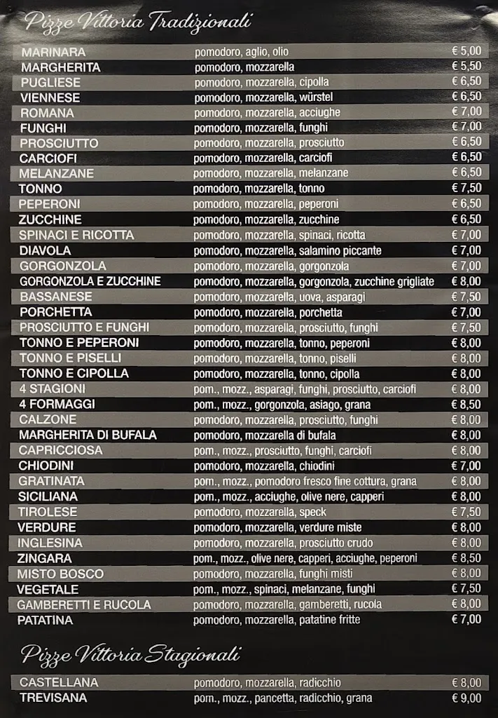 Menu_Pizzeria Vittoria_Caerano di San Marco_image_2