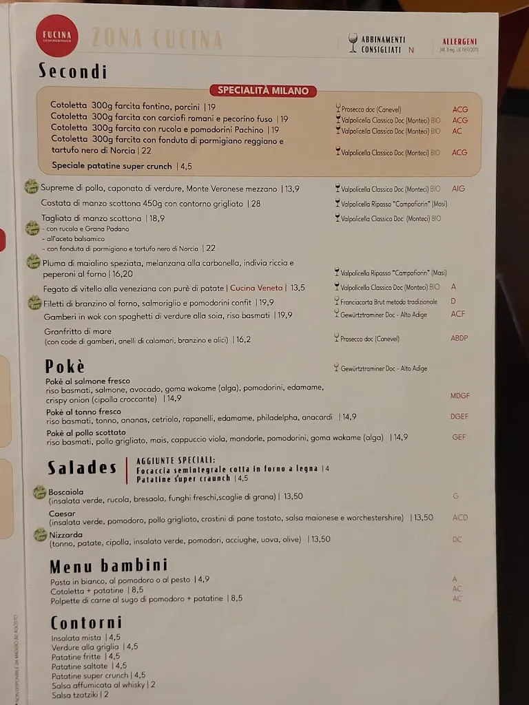 Menu_Fucina Ristorante Pizzeria - A.M. Food Srl_Bussolengo_image_1