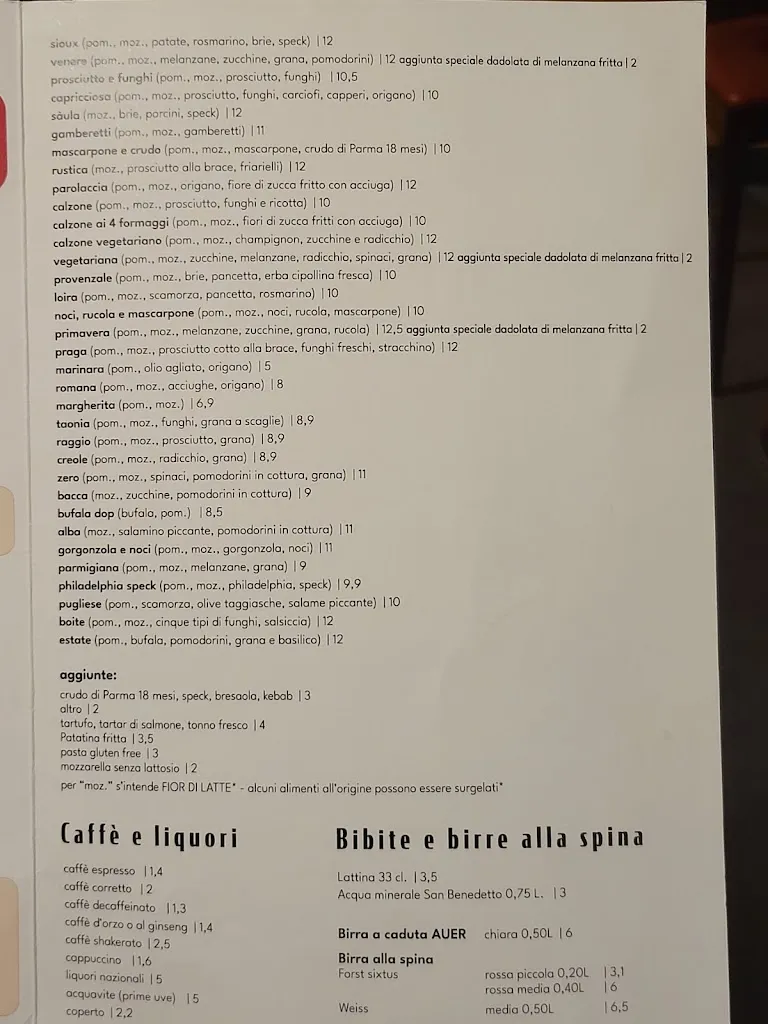 Menu_Fucina Ristorante Pizzeria - A.M. Food Srl_Bussolengo_image_4