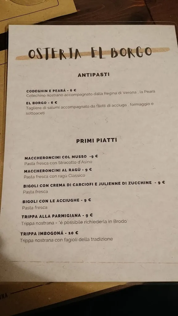 Menu_Osteria El Borgo_Bussolengo_image_4