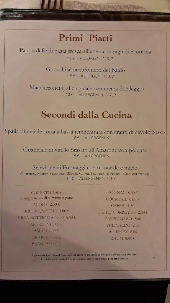 Menu_Osteria El Carnicero_Bussolengo_image_1
