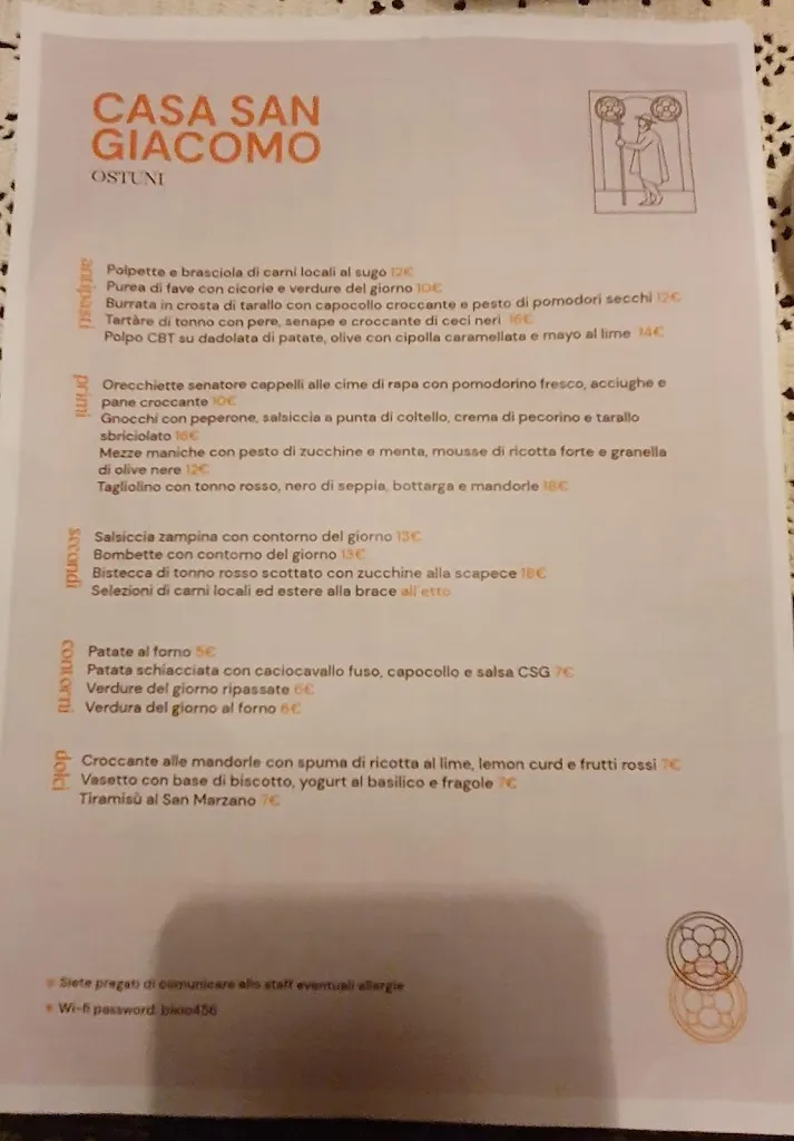 Menu_Casa San Giacomo Ostuni_Ostuni_image_2
