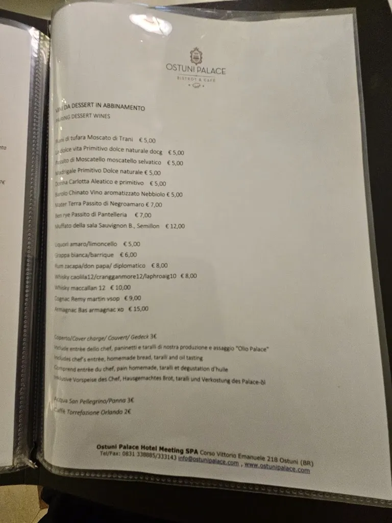 Menü_Ristorante Il Bistrot_Ostuni_Bild_4