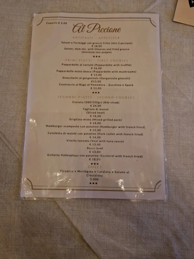 Menu_Trattoria Al Piccione_Bussolengo_image_3