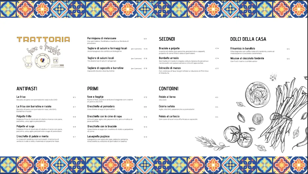 Menu_Ristorante Trattoria Fave e Fogghje_Ostuni_image_1