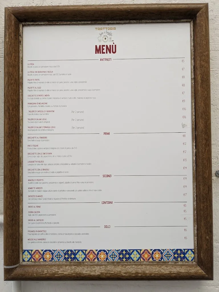 Menu_Ristorante Trattoria Fave e Fogghje_Ostuni_image_2