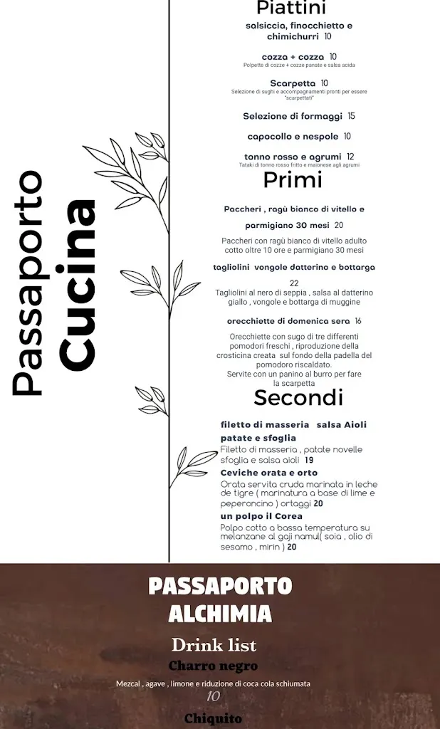 Menu_Passaporto Alchimia & Cucina_Ostuni_image_1