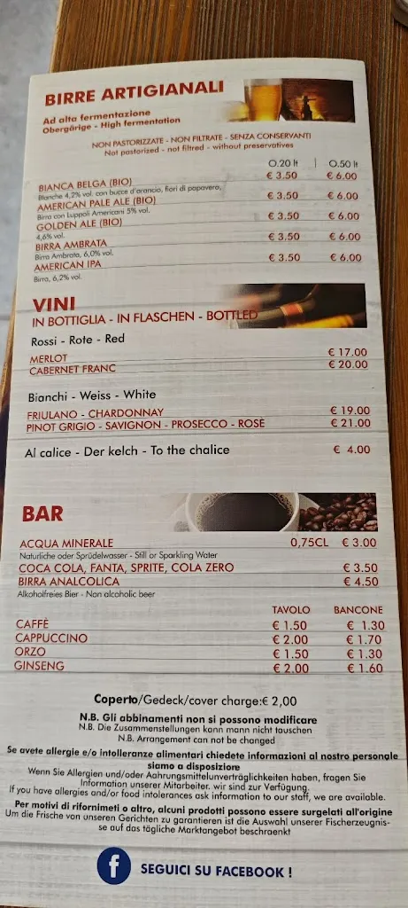 Menu_Ristorante Pizzeria 