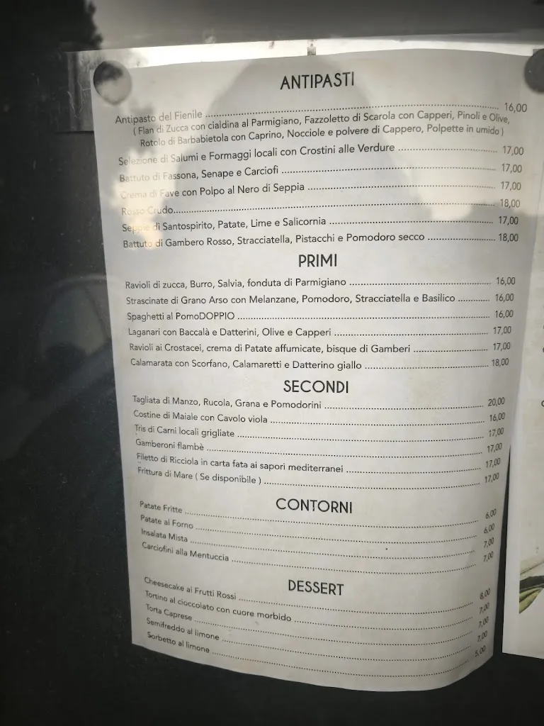 Menu_Ristorante Il Fienile Ostuni_Ostuni_image_1