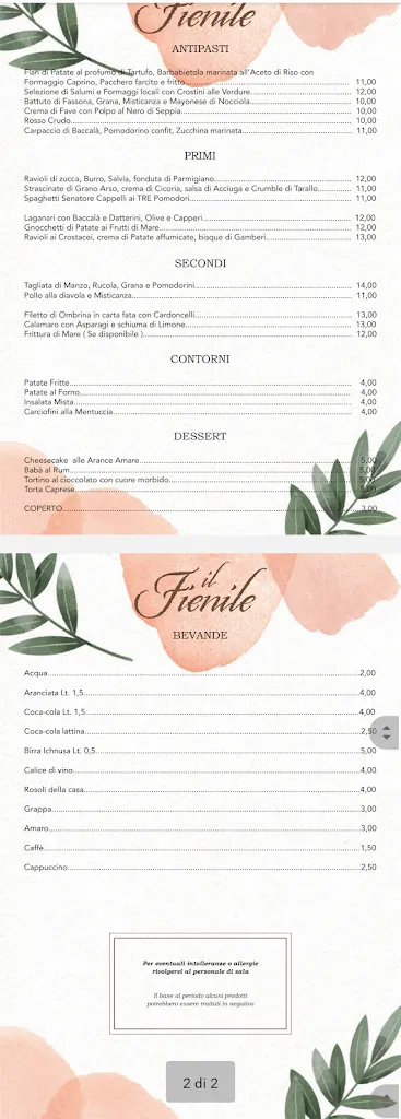 Menu_Ristorante Il Fienile Ostuni_Ostuni_image_2
