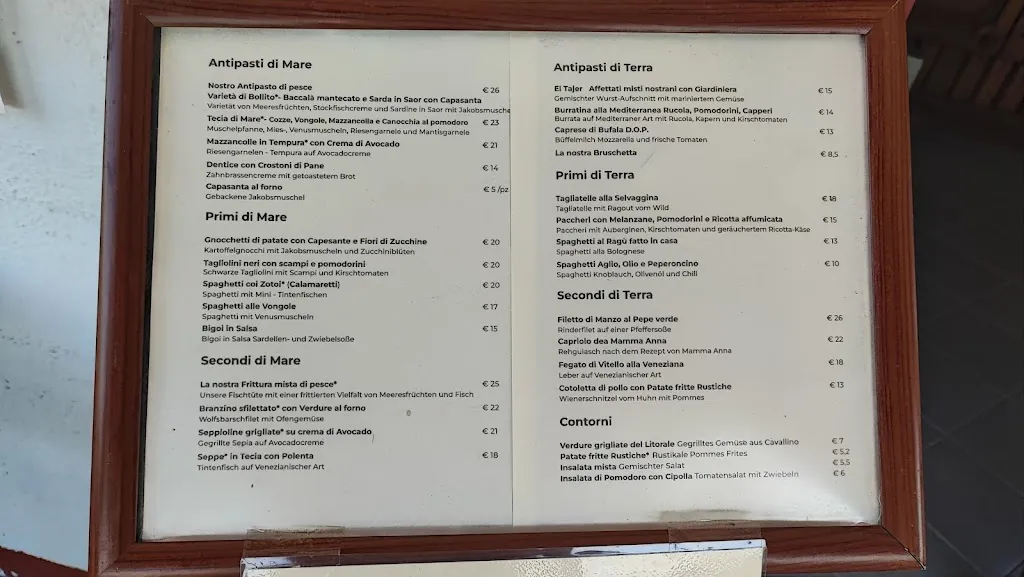 Menu_Da Gino Trattoria Pizzeria_Ca' Savio_image_2