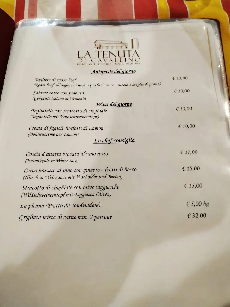 Menu_La Tenuta di Cavallino_Ca' Savio_immagine_2