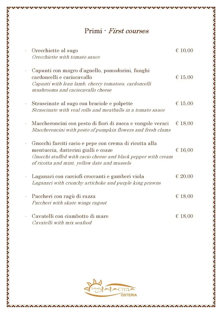 Menu_Osteria La Sparacima_Ostuni_image_4