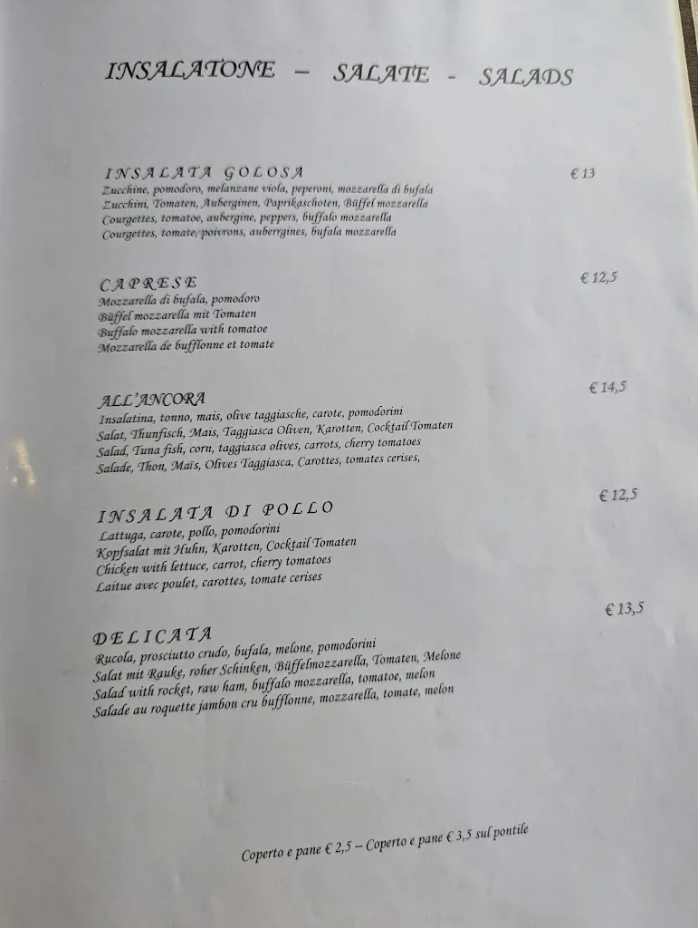 Menü_Ristorante All'Ancora_Ca' Savio_Bild_2