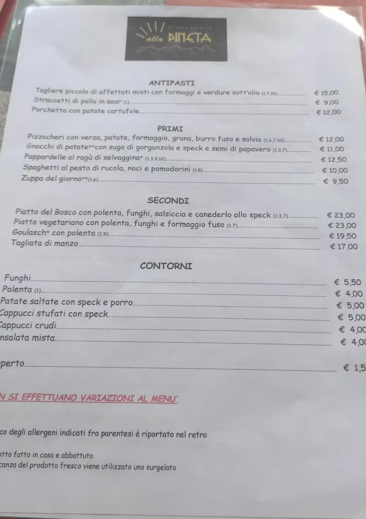 Menu_Ristorante Alla Pineta_Calalzo di Cadore_image_2