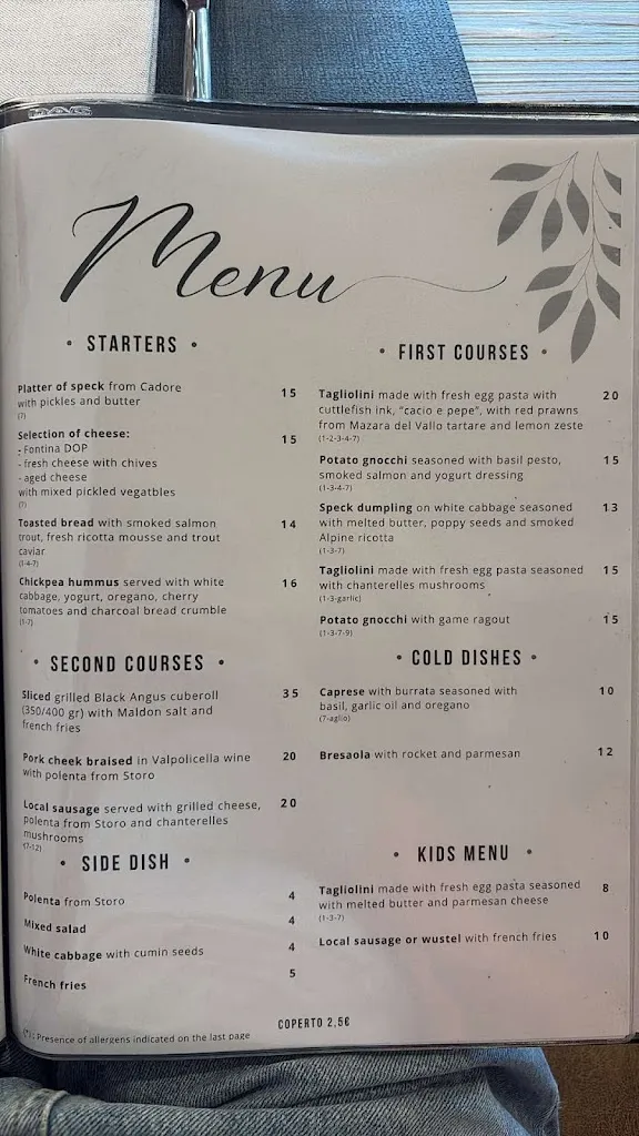 Menu_Giallo Dolomiti Ristorante_Calalzo di Cadore_image_1