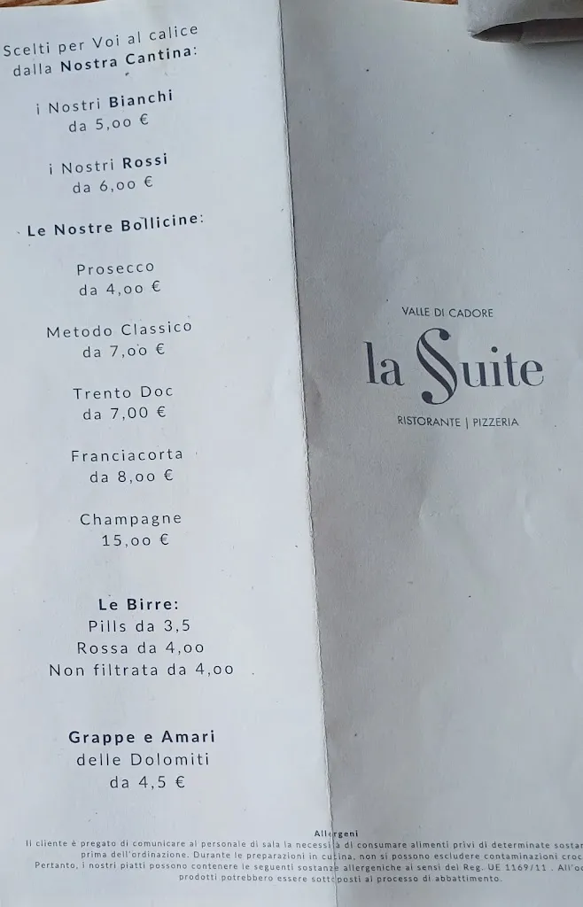 Menu_La Suite Valle di Cadore - Ristorante Pizzeria_Calalzo di Cadore_image_2