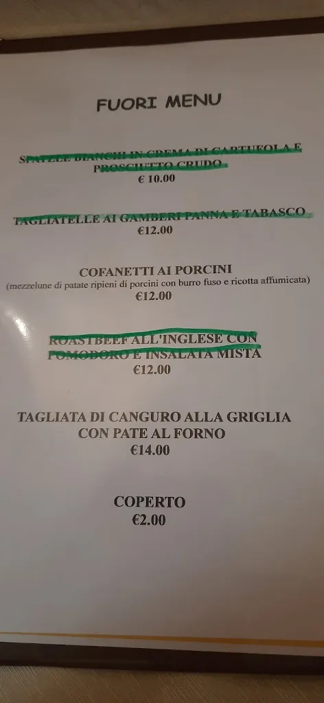 Menu_Antica Hostaria Serenissima - Cucina Tipica & Enoteca_Calalzo di Cadore_image_3