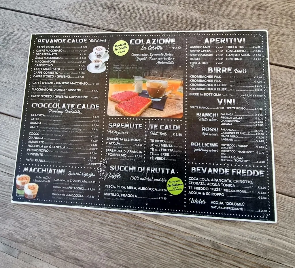 Menu_Bar La Casetta di Riva Lisa_Calalzo di Cadore_image_1