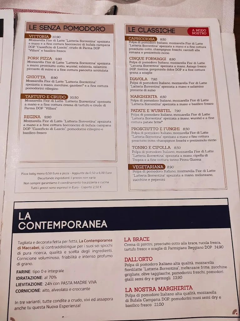 Menu_Maccabei La Pizzeria_Camisano Vicentino_image_1