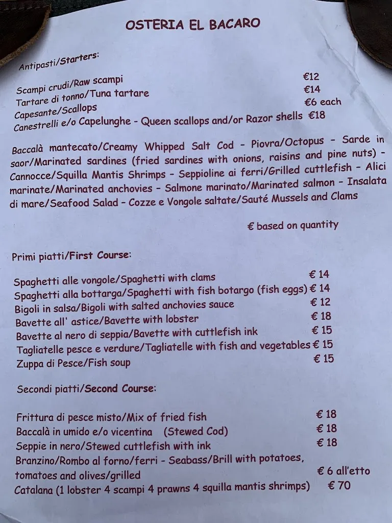 Menu_El Bacaro_Caltana_image_1