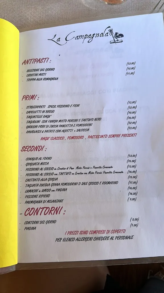 Menu_La Campagnola Trattoria con Alloggio_Campagnola_image_3