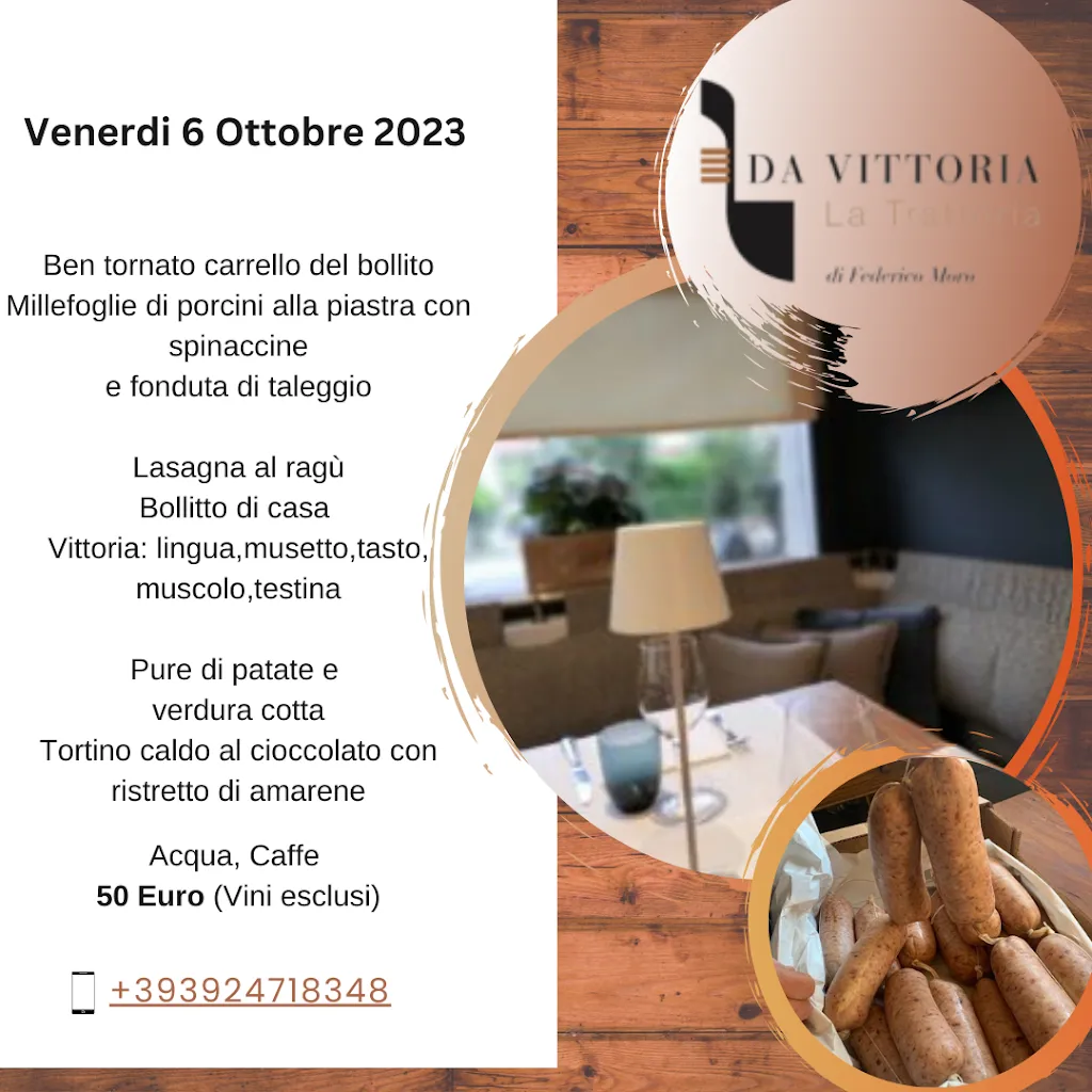 Menu_Da Vittoria La Trattoria - Ristorante Campalto _Campalto_immagine_1