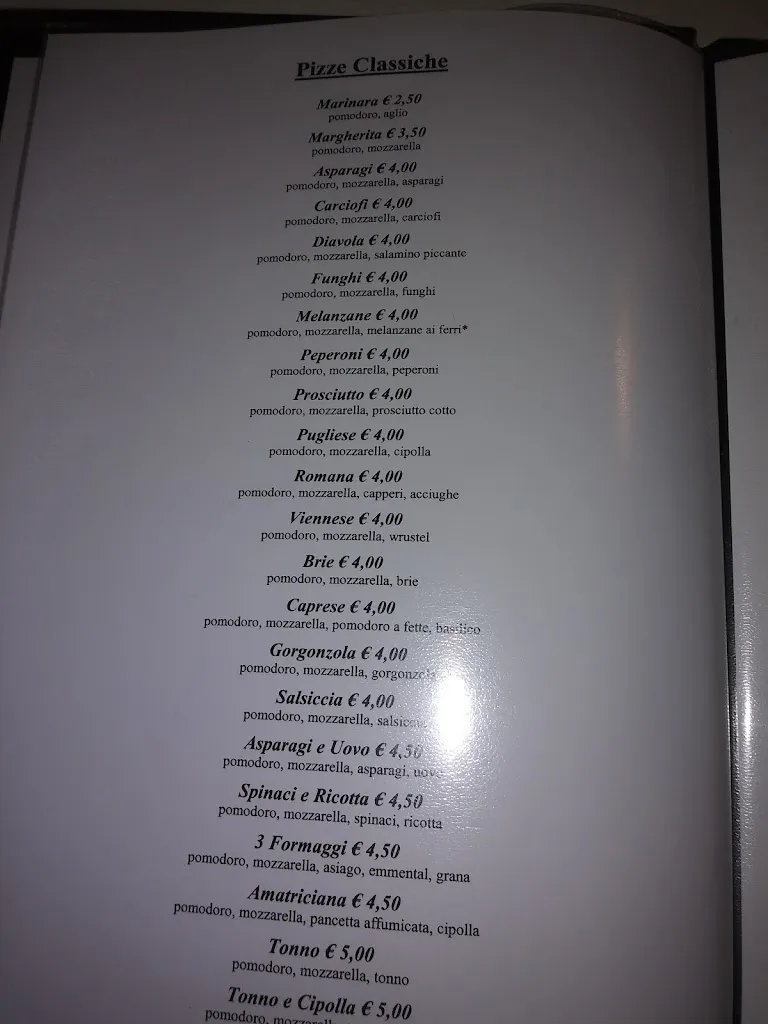 Menu_Pifxbfzzeria La Mimosa Di Carraro Renza_Camponogara_image_3