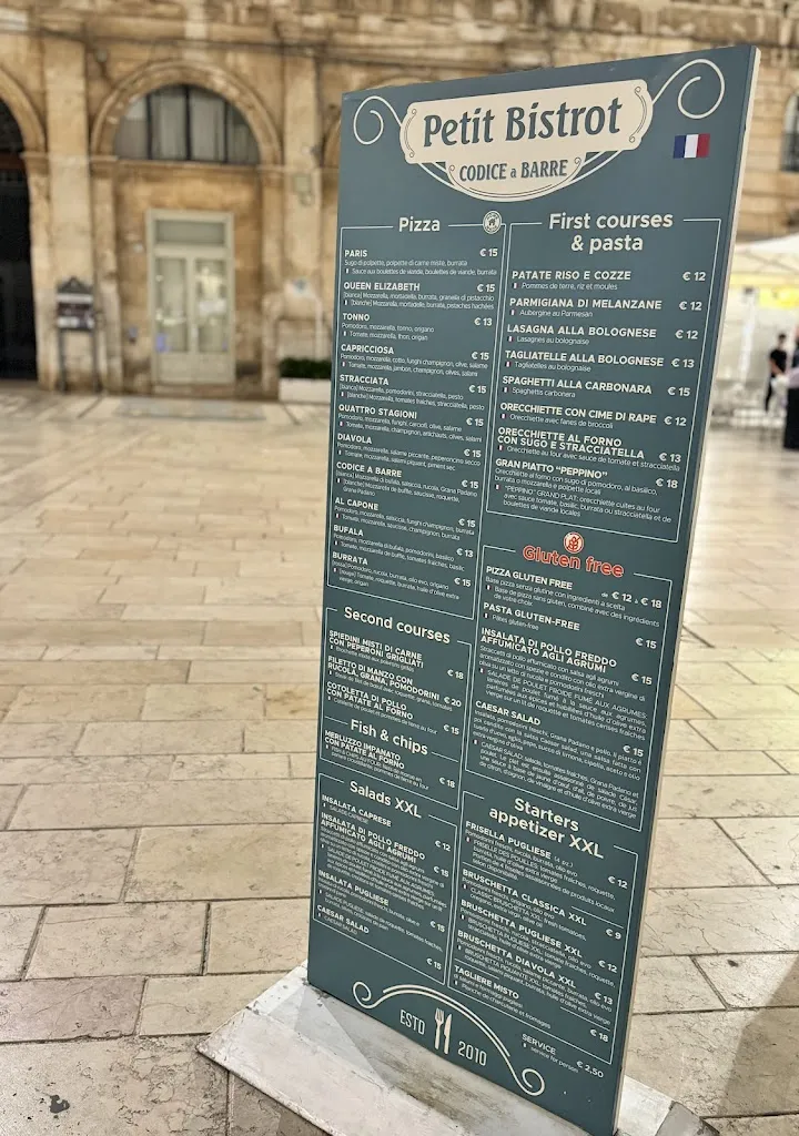 Menu_Codice a barre - Bistrot Pizzeria_Ostuni_image_2