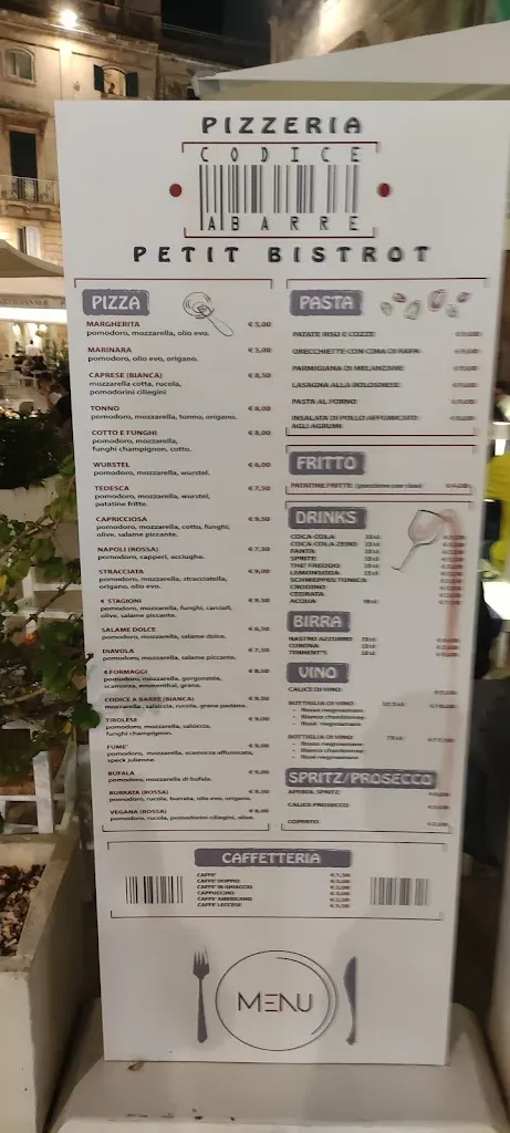 Menu_Codice a barre - Bistrot Pizzeria_Ostuni_image_3