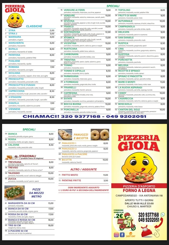 Menu_Pizzeria Gioia_Campodarsego_immagine_2