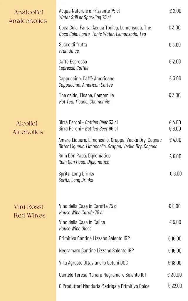 Menu_Hostaria Antica Posada_Ostuni_image_1