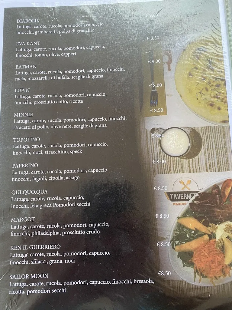 Menu_Pizzeria Ristorante Tavernetta Lory_Carrara San Giorgio_image_3