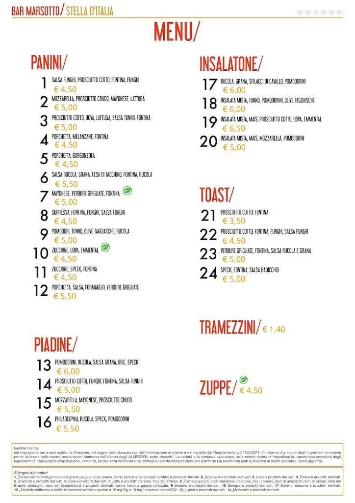 Menu_Marsotto Massimo E C. Snc - ELFBAR Partner_Casale di Scodosia_image_1