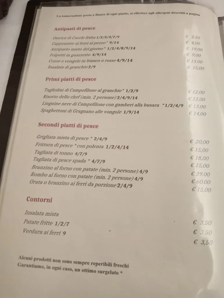Menu_Vecia Trattoria da Moro_Candelù_image_1
