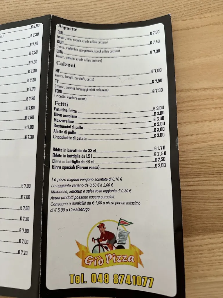 Menu_Pizzeria Gio' Pizza_Casalserugo_image_2