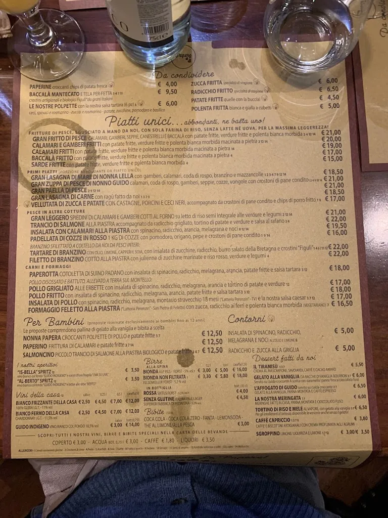 Menü_Le Papere in Barchessa_Casale sul Sile_Bild_2