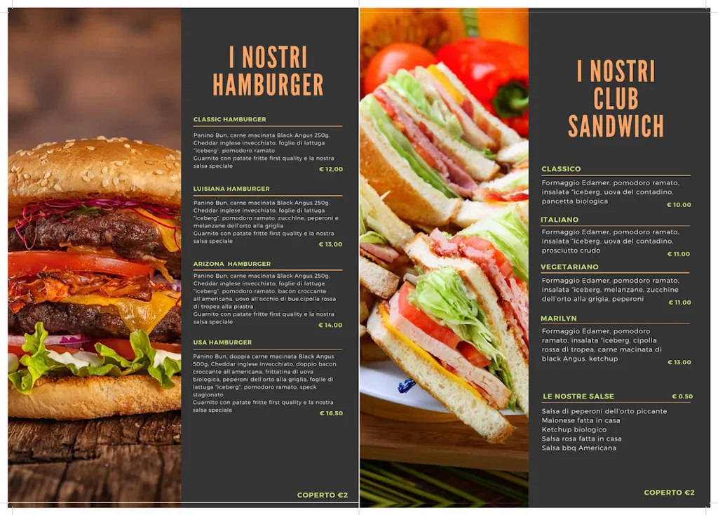 Menu_Pub Pizzeria grill Infinity 1988_Casier_image_3