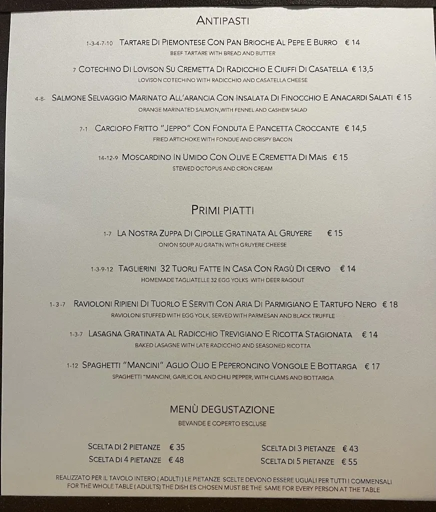 Menu_Osteria Alla Sicilia Casa Vian_Casier_image_1