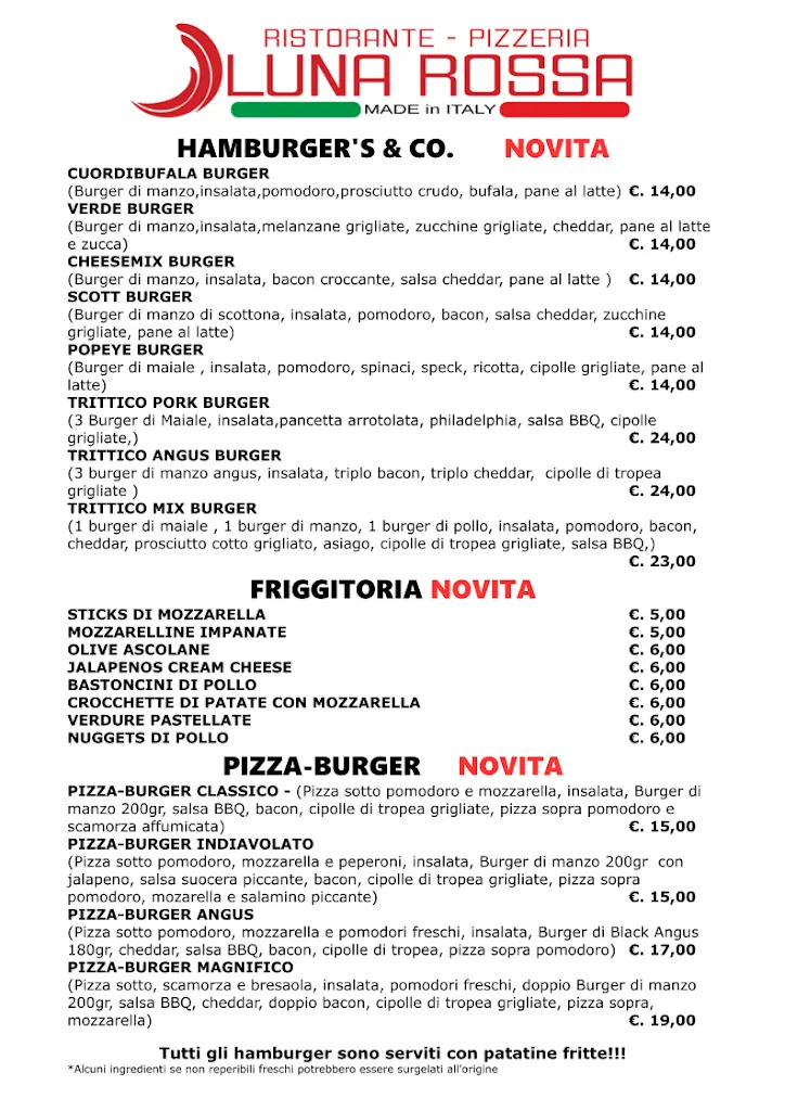 Menu_Ristorante Pizzeria Luna Rossa_Castagnaro_immagine_1