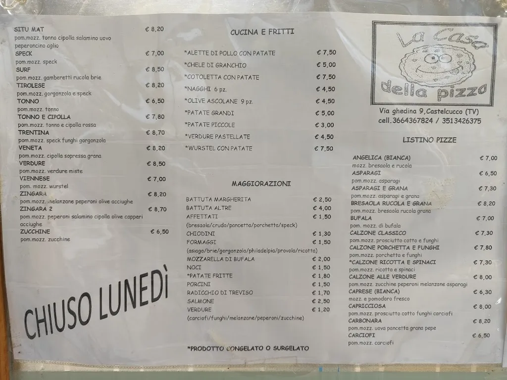 Menu_Casa della pizza pizzeria d'asporto_Castelcucco_image_1