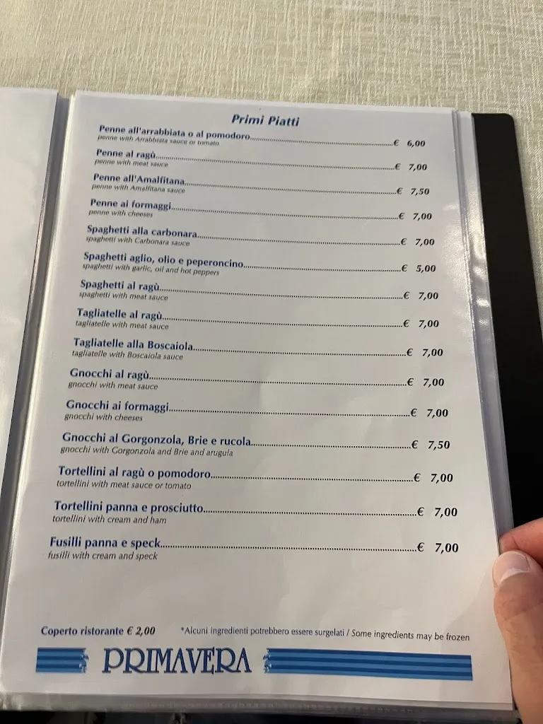 Menu_Pizzeria Ristorante Primavera_Cassola_image_1