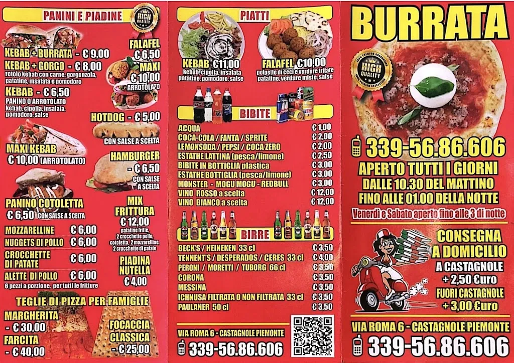 Menu_Burrata pizzeria - kebab_Castagnole_image_1
