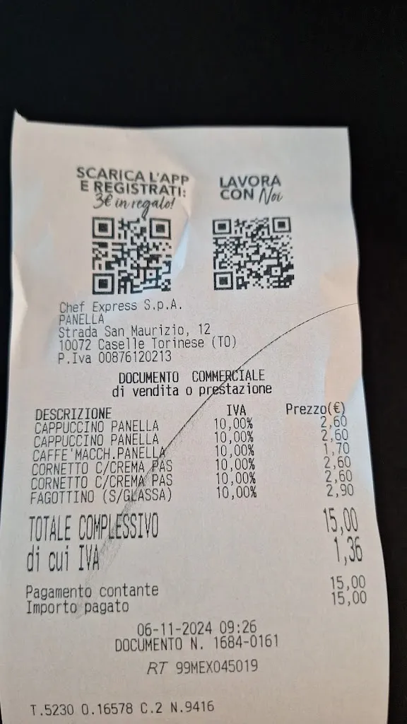 Massimiliano Orrù_Chef Express_Caselle_review