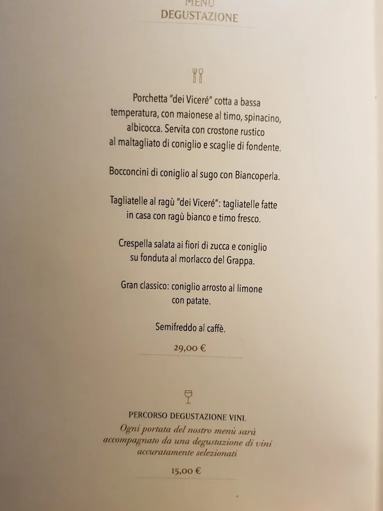 Menu_I VICERÈ Ristorantino-Caffetteria_Castello di Godego_image_1